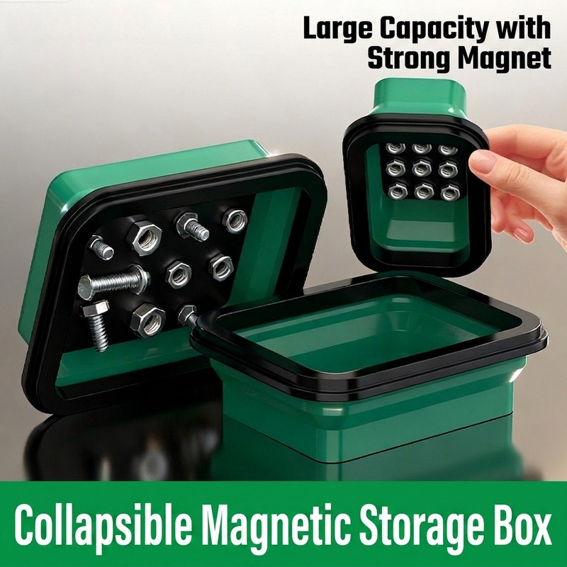 Magnetic Parts Tray - 자석식 천공판 벽걸이 부품 정리 도구