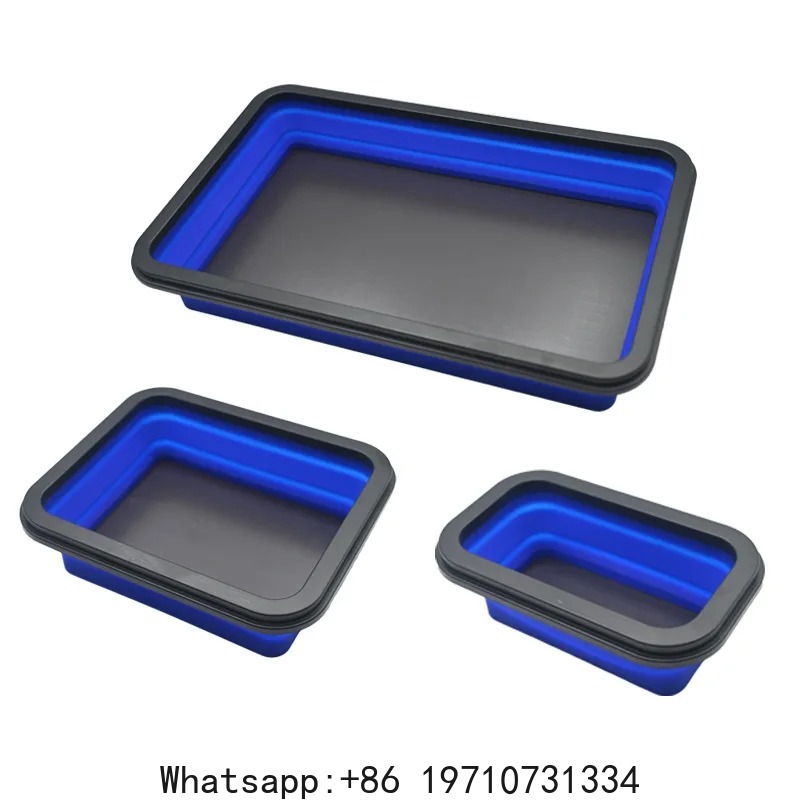 Magnetic Parts Tray - 3개 접이식 부품 세트 3가지 크기