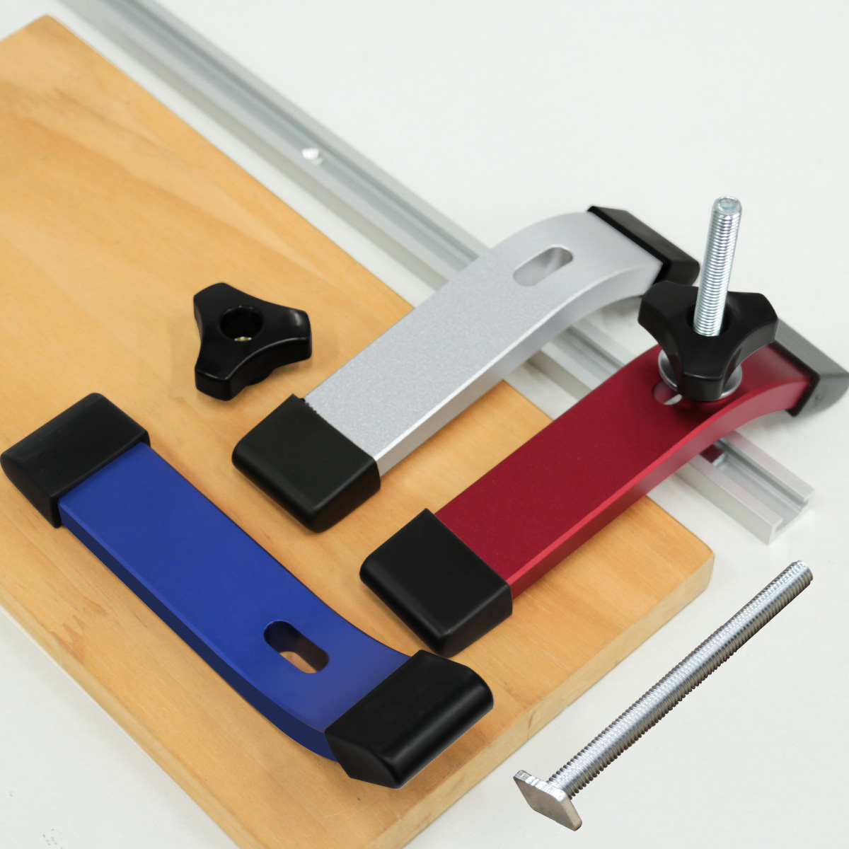 Mini Workshop Tools - 1개 T-트랙 홀드 다운 클램프 다용도