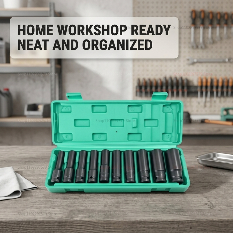 Tools For Motorcycle Workshop - 10pcs 소켓 렌치 세트 8-24mm 조정