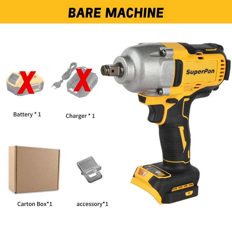 Tools In Electrical Workshop - 고토크 무선 임팩트 렌치(본체만), 1396Nm 조임