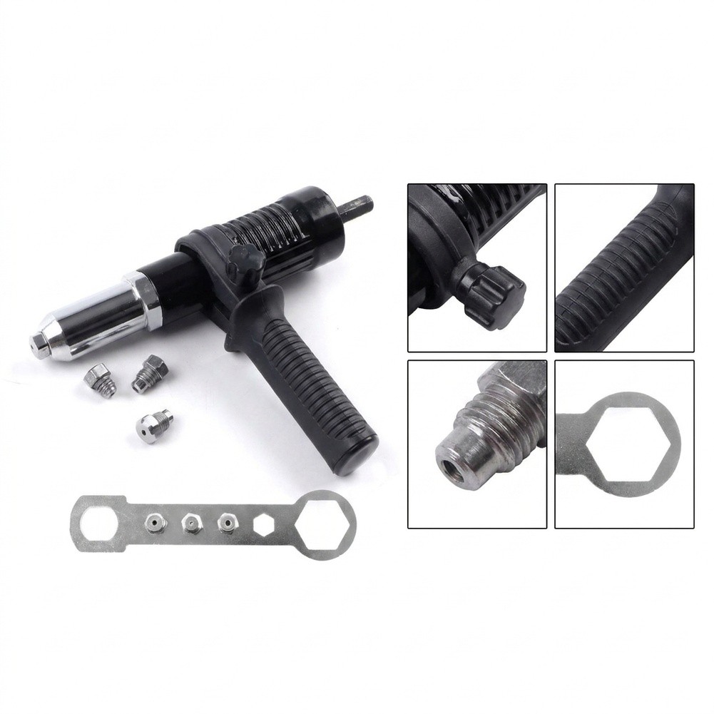드릴 부착 리벳 어댑터 세트 가정용 수리 작업장용 AB - Tools In Electrical Workshop 리뷰 및 가격