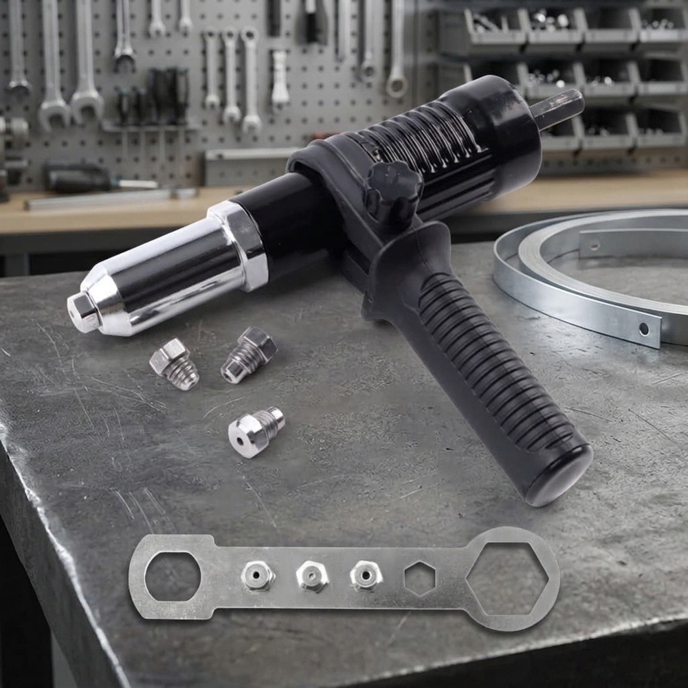 드릴 부착 리벳 어댑터 세트 가정용 수리 작업장용 AB - Tools In Electrical Workshop 리뷰 및 가격
