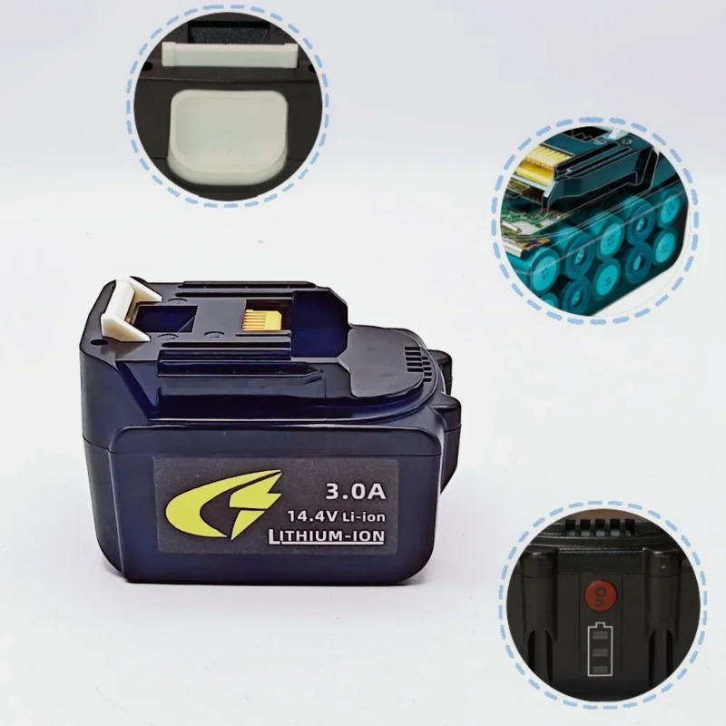 마키타 14.4V 3.0Ah 충전식 리튬이온 배터리 B - Makita Drill Hp1640 리뷰 및 가격