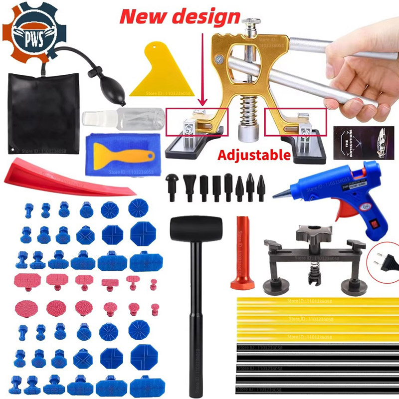 PWS 새로운 조정 가능한 자동차 덴트 수리 도구 접착 - Car Workshop Tools Equipment 리뷰 및 가격