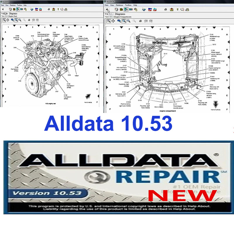 최신 버전 자동차 데이터 수리 소프트웨어 Alldata - Car Workshop Tools Equipment 리뷰 및 가격