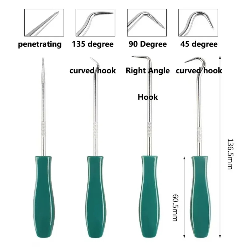 4Pcs 135mm 오일 씰 픽업 후크 스크루 드라이버 - Mini Workshop Tools 리뷰 및 가격