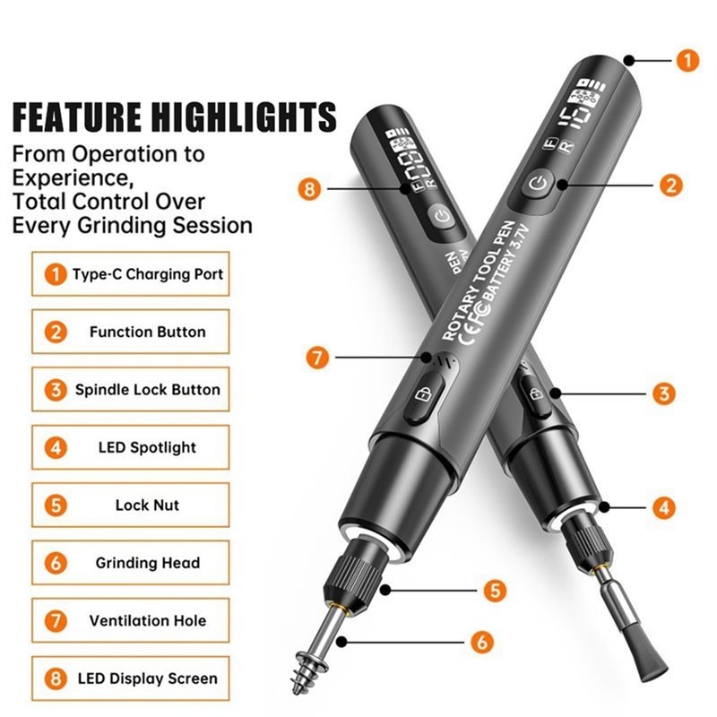 FYBL-무선 전기 미니 그라인더 3.7V 10000- - Power Tools For Workshop 리뷰 및 가격