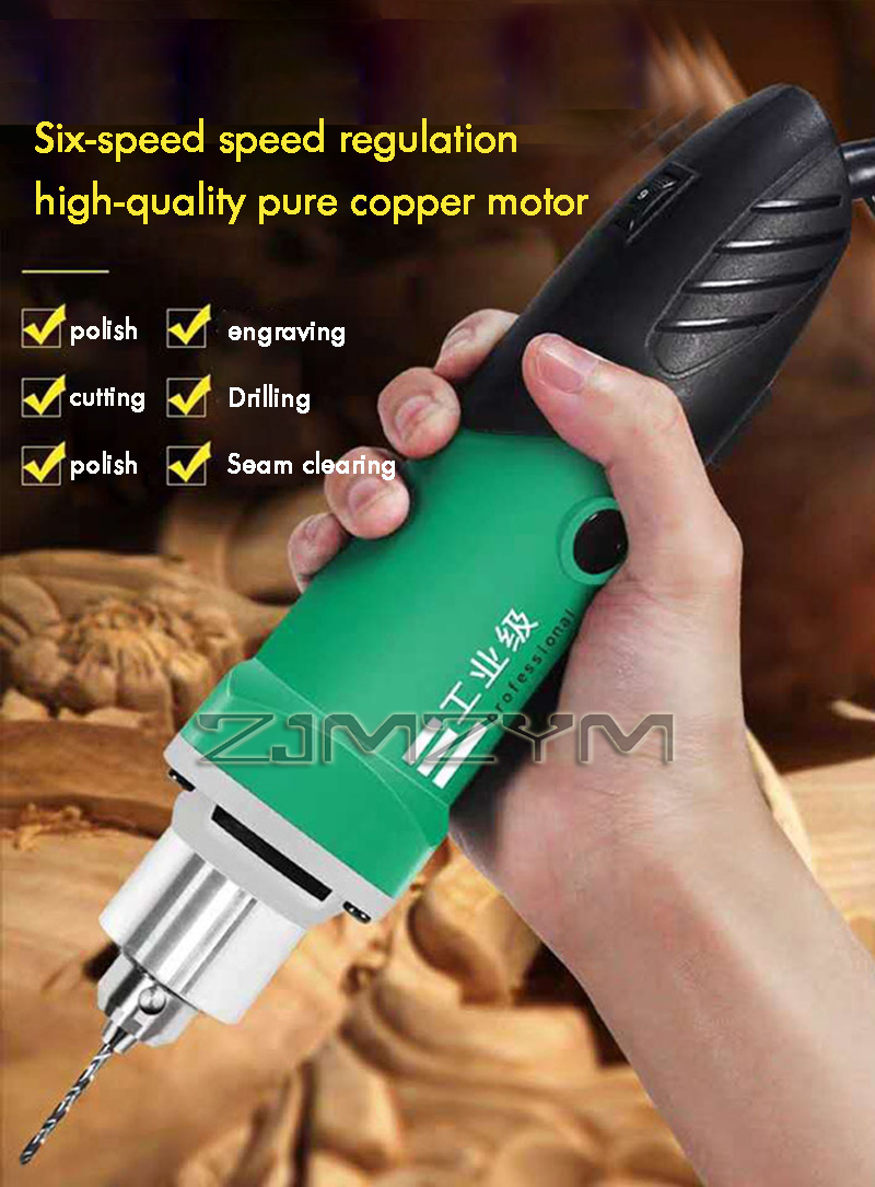 6단 변속 고출력 조각기 전기 드릴 목공 연마기 회전  - Power Tools For Workshop 리뷰 및 가격