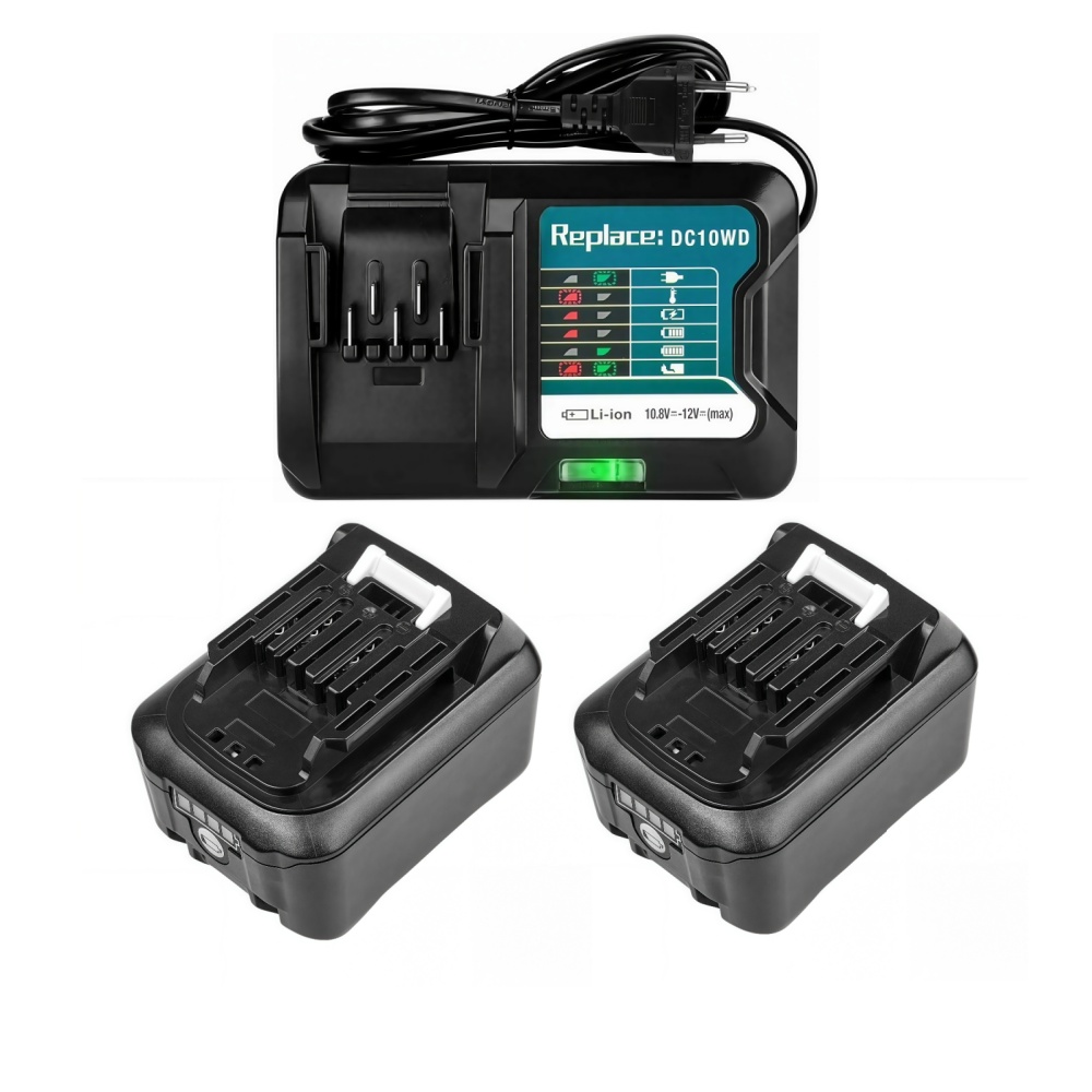 10.8V 12V 6A 충전식 교체 리튬 이온 배터리  - Makita Drill Hp1640 리뷰 및 가격