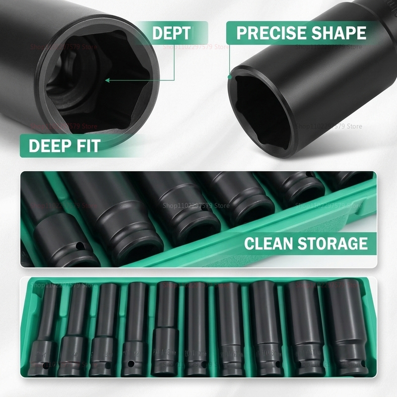 10pcs 소켓 렌치 세트 8-24mm 조정 가능한 공 - Tools For Motorcycle Workshop 리뷰 및 가격