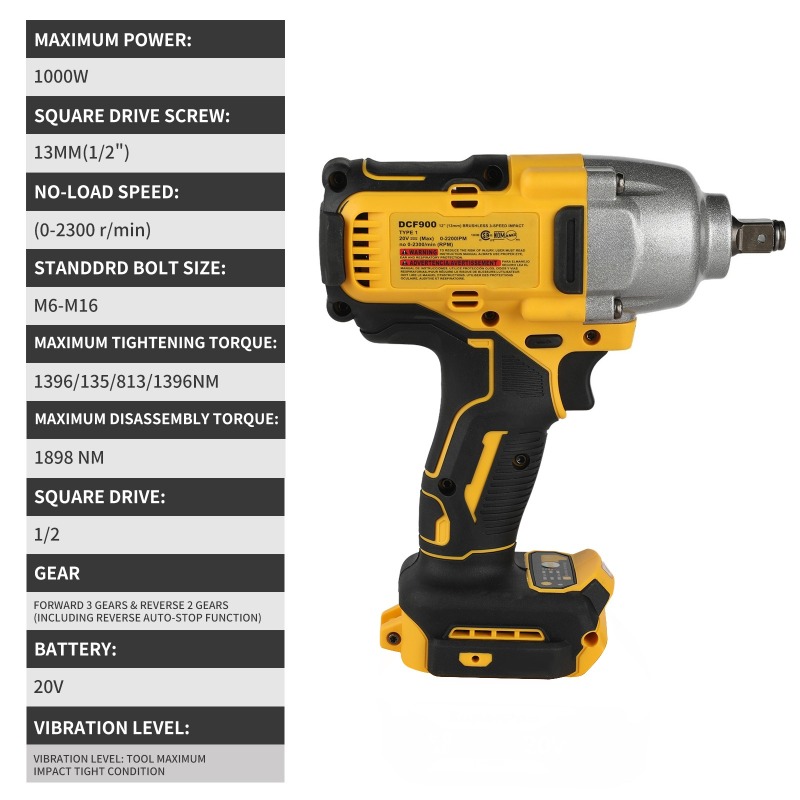 고토크 무선 임팩트 렌치(본체만), 1396Nm 조임  - Tools In Electrical Workshop 리뷰 및 가격