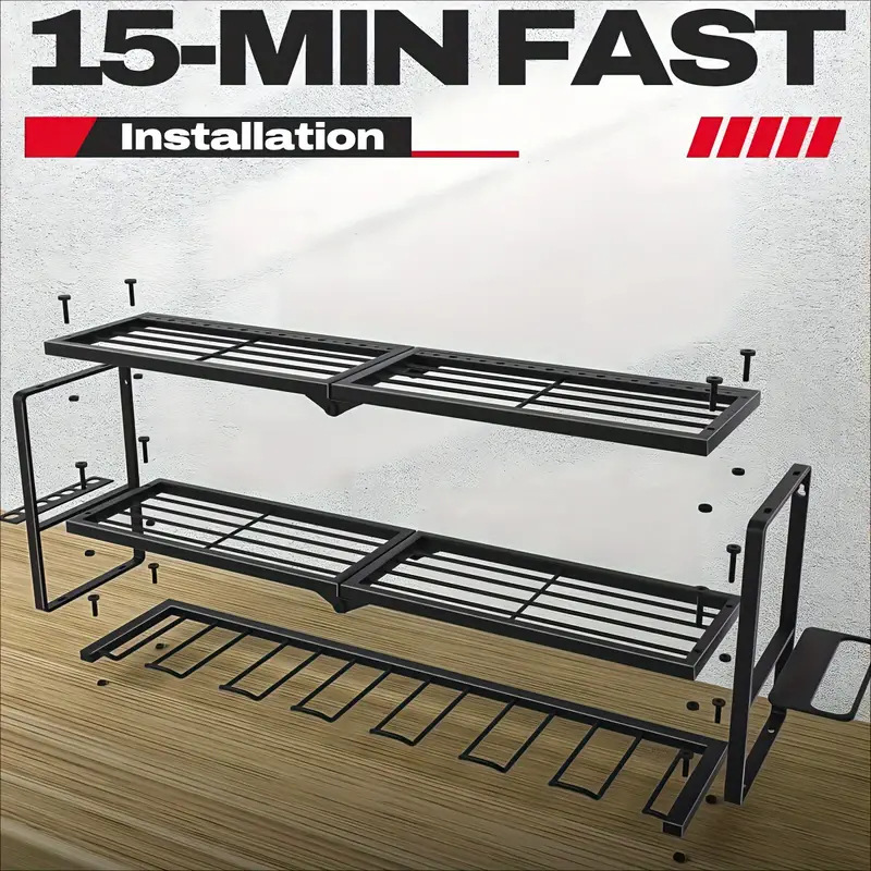 다기능 벽걸이 공구 보관 랙, 전동 드릴, 배터리, 충 - Tools In Electrical Workshop 리뷰 및 가격